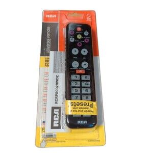 RCA 2 Device Universal Remote Control Big Button RCRPSOOZRWDZ